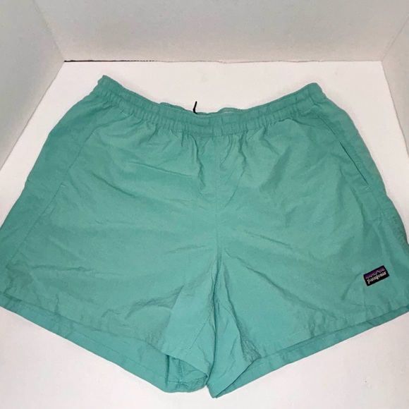 Patagonia Pants - Patagonia Baggies 5” Fresh Teal Mesh Lined Shorts Size M